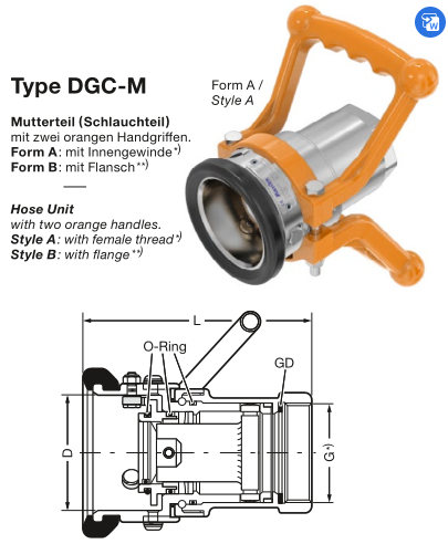 ELAFLEX  DGC M型干气联轴器
