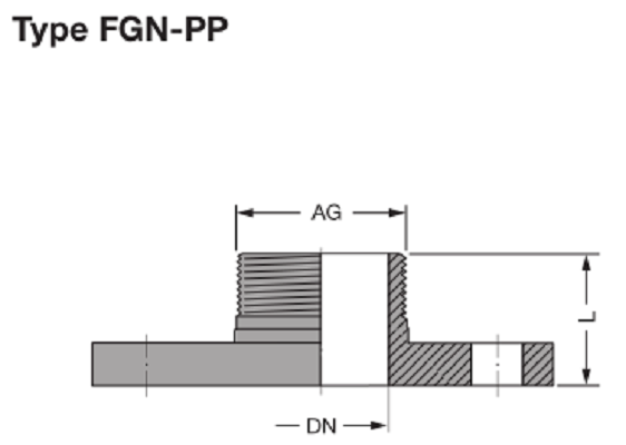 ELAFLEX TGN法兰螺纹接头