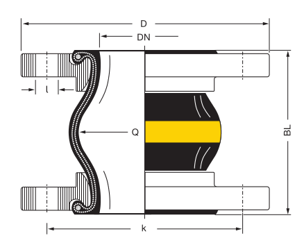 Elaflex ERV-G 250*200.10补偿器