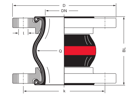 Elaflex ERV-R 200.10补偿器